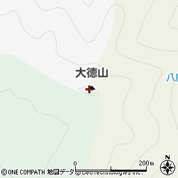 大徳山周辺の地図