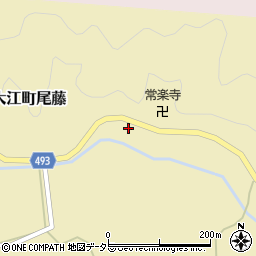 京都府福知山市大江町尾藤743周辺の地図