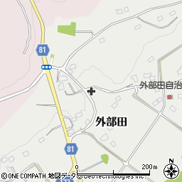 千葉県市原市外部田183周辺の地図