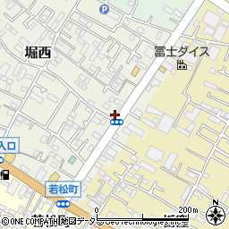 神奈川県秦野市堀西16-7周辺の地図