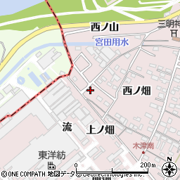 愛知県犬山市木津西ノ畑201周辺の地図