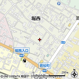 神奈川県秦野市堀西48周辺の地図