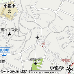 小雀園芸周辺の地図