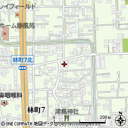 岐阜県大垣市林町7丁目508周辺の地図