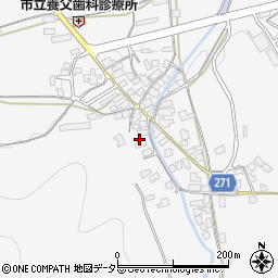 兵庫県養父市上野431周辺の地図