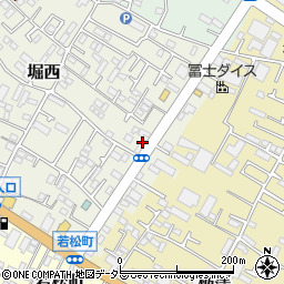 神奈川県秦野市堀西16周辺の地図