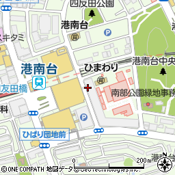 日能研　港南台校周辺の地図