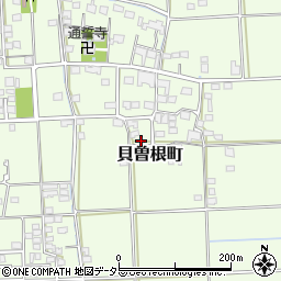 岐阜県大垣市貝曽根町周辺の地図
