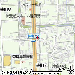 岐阜信用金庫林町支店周辺の地図