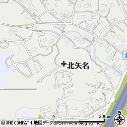 神奈川県秦野市北矢名周辺の地図