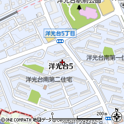 洋光台南第２住宅６－３号棟周辺の地図