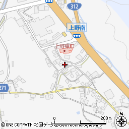 兵庫県養父市上野929周辺の地図