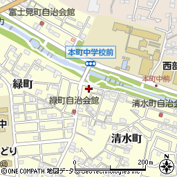神奈川県秦野市清水町11-16周辺の地図