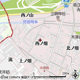 愛知県犬山市木津西ノ畑236周辺の地図