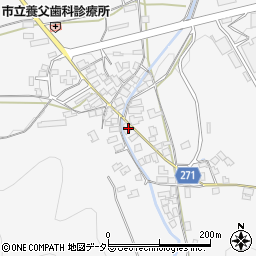 兵庫県養父市上野692周辺の地図