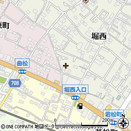 神奈川県秦野市堀西92周辺の地図
