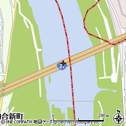新揖斐川橋周辺の地図