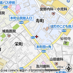 セブンイレブン秦野寿町店周辺の地図