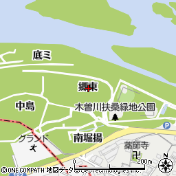 愛知県丹羽郡扶桑町小淵郷東周辺の地図