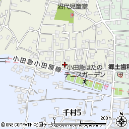 神奈川県秦野市堀西378周辺の地図