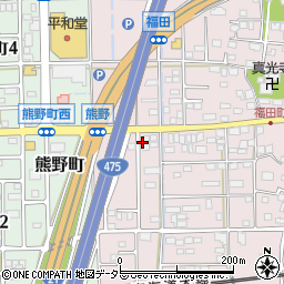 オートガレージモトヤマ本社ショールーム周辺の地図