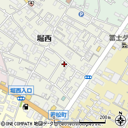 神奈川県秦野市堀西46-3周辺の地図