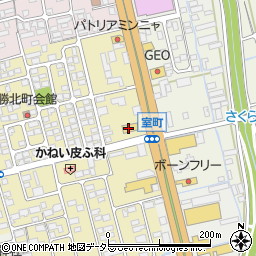 和食麺処サガミ長浜店周辺の地図