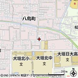 岐阜県大垣市八島町2422-7周辺の地図