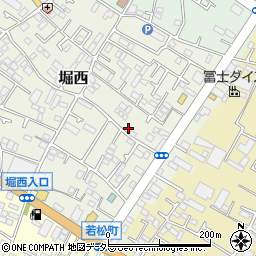 神奈川県秦野市堀西52-1周辺の地図