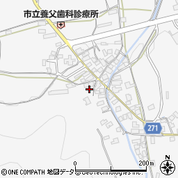 兵庫県養父市上野95周辺の地図