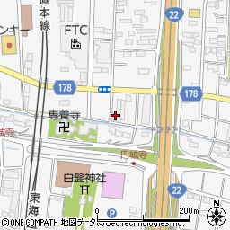 岐阜名古屋貨物運輸株式会社周辺の地図