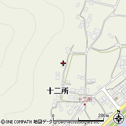 兵庫県養父市十二所398周辺の地図
