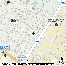 神奈川県秦野市堀西17-14周辺の地図