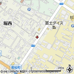 神奈川県秦野市堀西15周辺の地図