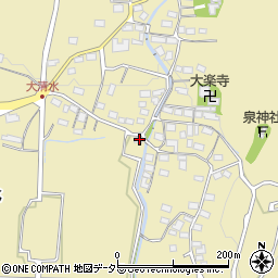 滋賀県米原市大清水2周辺の地図
