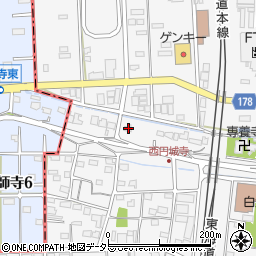 岐阜県羽島郡笠松町円城寺2600周辺の地図
