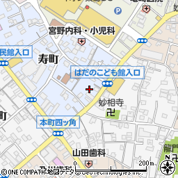 神奈川県秦野市寿町2周辺の地図
