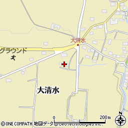 滋賀県米原市大清水167周辺の地図