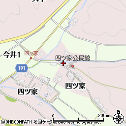 愛知県犬山市今井割洞6周辺の地図