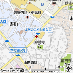 仲宿周辺の地図