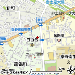 神奈川県秦野市鈴張町3周辺の地図