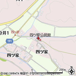 愛知県犬山市今井割洞19周辺の地図