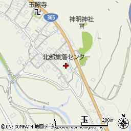 関ケ原町役場　北部集落センター周辺の地図