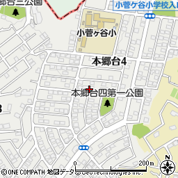 神奈川県横浜市栄区本郷台周辺の地図