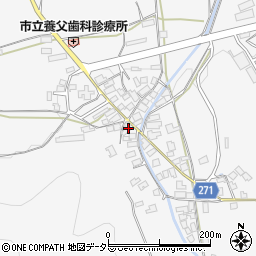 兵庫県養父市上野417周辺の地図