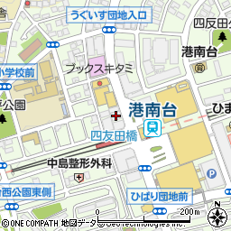 東急リバブル株式会社　港南台センター周辺の地図