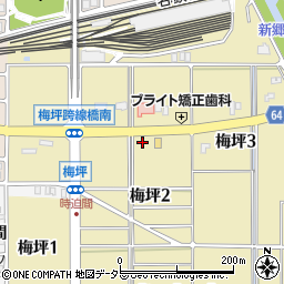 スターバックスコーヒー 犬山梅坪店周辺の地図