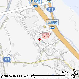 兵庫県養父市上野933周辺の地図