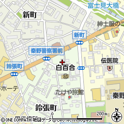 神奈川県秦野市鈴張町4-3周辺の地図