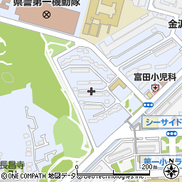 富岡団地周辺の地図